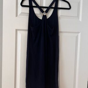 Lilly Pulitzer Navy Dress with Gold Accents